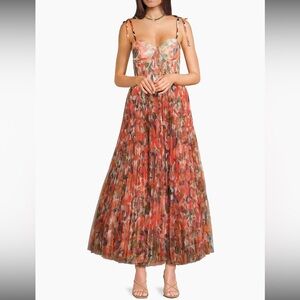 NWT Hutch $398 Floral Maxi Dress size medium